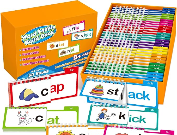 Word Family Build Book flashcards